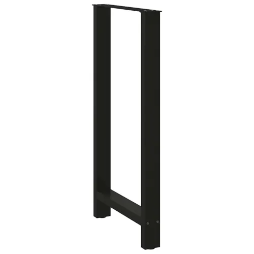 Noge za barski stol Crne 2 kom 60 x (110-111) cm Čelične - Crna 60 x (110-111) cm Cijena