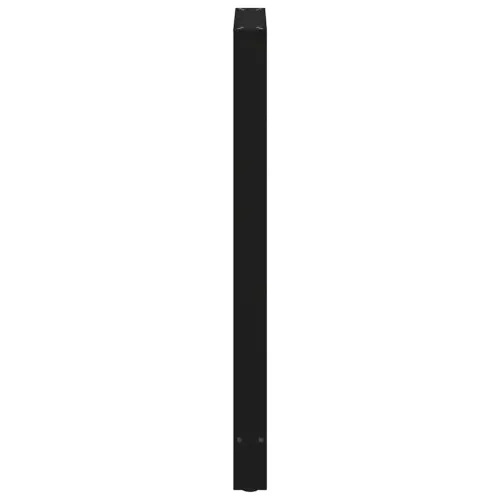 Noge za barski stol Crne 2 kom 60 x (110-111) cm Čelične - Crna 60 x (110-111) cm Cijena