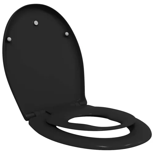WC daska Crna 47 x 37 x 4 cm Duroplast - Crna Cijena