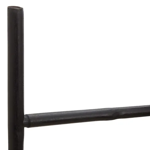 Ljestva za deke Crna 40 x 150 cm Bambus - 150 cm Crna Cijena