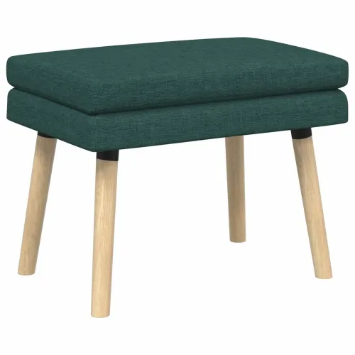 Klupa s dvostrukim slojem Tamnozelena 60 x 40 x 46 cm Tkanina - Tamnozelena 60 x 40 x 46 cm Cijena