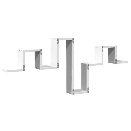 Zidna polica bijela 104,5 x 10 x 43 cm od konstruiranog drva - OUTLET - NEPREUZETO Cijena