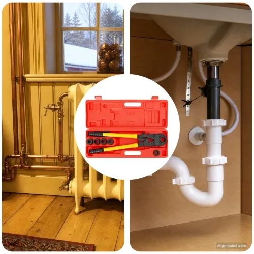 Hidraulični alat za stezanje cijevi 30 kN TH16-32 mm V15-28 mm - Hidraulične kliješta s TH/V adapterima Cijena