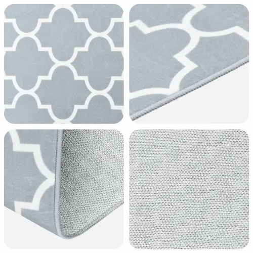 Traka za tepih ORIZ 1150 gsm Siva i bijela - Siva i bijela 100 x 100 cm Cijena