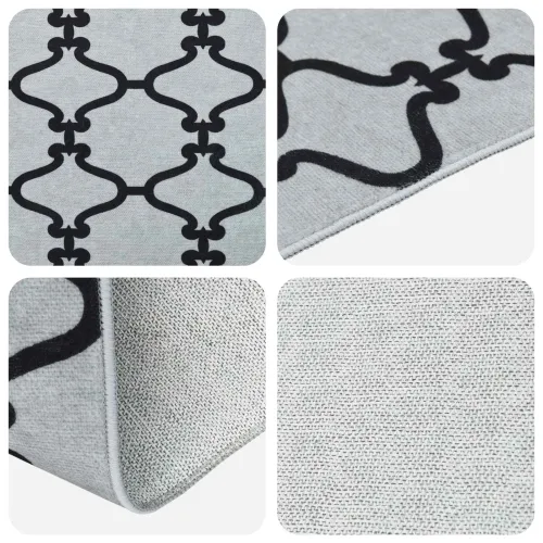 Traka za tepih ORIZ 1150 gsm Crni mrežasti uzorak - Crni dijamantni uzorak 80 x 150 cm Cijena