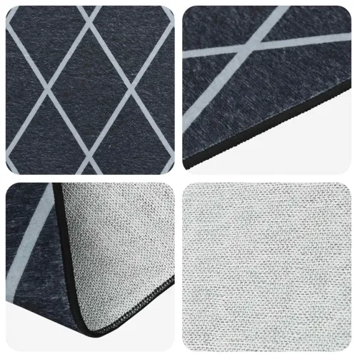 Traka za tepih ORIZ 1150 gsm Crni mrežasti uzorak - Crni dijamantni uzorak 50 x 350 cm Cijena
