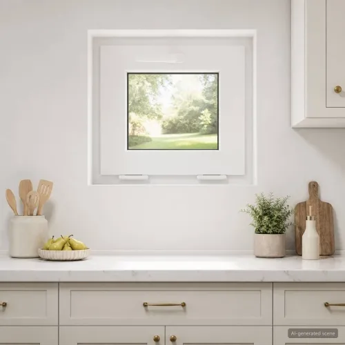Unutarnja boja prozora u podrumu bijela RISOR 45 x 40 cm - Bijela 45 x 40 cm s dvostrukim staklenjem Cijena