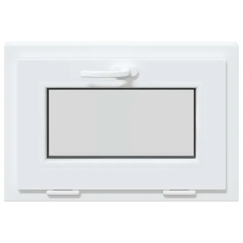 Unutarnja boja prozora u podrumu bijela RISOR 60 x 45 cm - Bijela 60 x 45 cm s dvostrukim staklenjem Cijena
