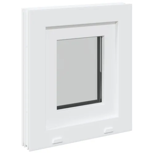 Unutarnja boja prozora u podrumu bijela RISOR 40 x 45 cm - Bijela 40 x 45 cm s trostrukim staklenjem Cijena
