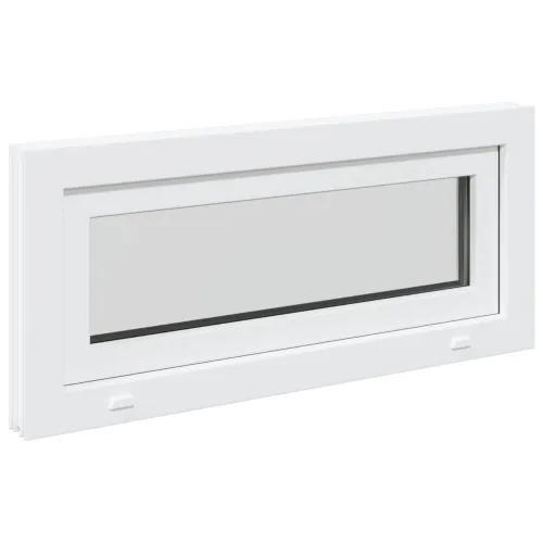Unutarnja boja prozora u podrumu bijela RISOR 90 x 45 cm - Bijela 90 x 45 cm s trostrukim staklenjem Cijena