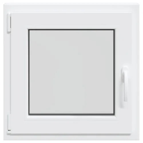 Unutarnja boja prozora u podrumu bijela RISOR 55 x 55 cm - Bijela 55 x 55 cm (Dvostruki sloj) Nagibanje i okretanje lijevo Cijena