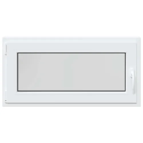 Unutarnja boja prozora u podrumu bijela RISOR 100 x 55 cm - Bijela 100 x 55 cm (Dvostruki sloj) Nagibanje i okretanje lijevo Cijena