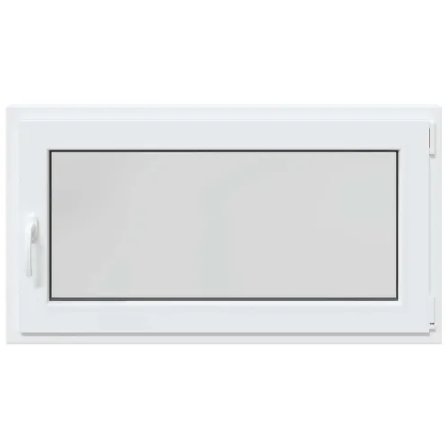 Unutarnja boja prozora u podrumu bijela RISOR 110 x 55 cm - Bijela 110 x 55 cm (Dvostruki sloj) Naginjanje i okretanje desno Cijena