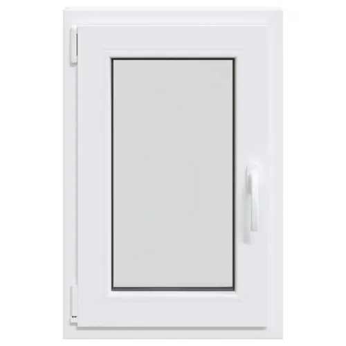 Unutarnja boja prozora u podrumu bijela RISOR 40 x 70 cm - Bijela 40 x 70 cm (Dvostruki sloj) Nagibanje i okretanje lijevo Cijena