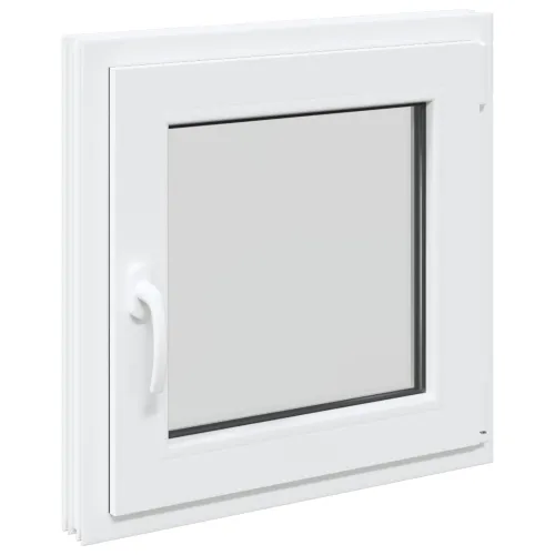 Unutarnja boja prozora u podrumu bijela RISOR 70 x 70 cm - Bijela 70 x 70 cm (Dvostruki sloj) Naginjanje i okretanje desno Cijena