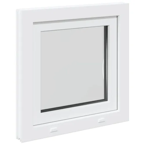 Unutarnja boja prozora u podrumu bijela RISOR 70 x 70 cm - Bijela 70 x 70 cm (Dvostruki sloj) Naginjanje i okretanje desno Cijena