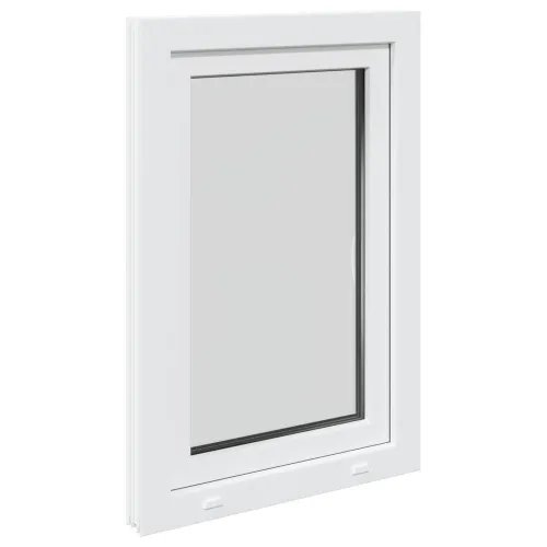Unutarnja boja prozora u podrumu bijela RISOR 50 x 100 cm - Bijela 50 x 100 cm (Dvostruki sloj) Naginjanje i okretanje desno Cijena