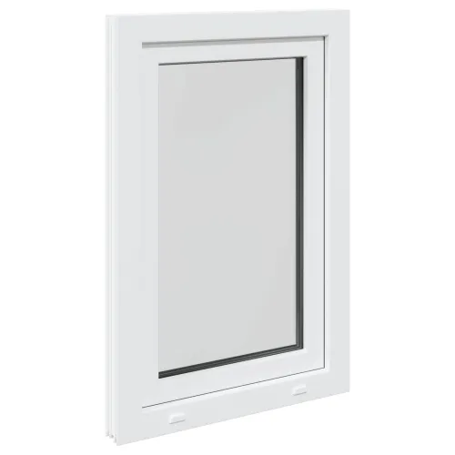 Unutarnja boja prozora u podrumu bijela RISOR 50 x 100 cm - Bijela 50 x 100 cm (Dvostruki sloj) Nagibanje i okretanje lijevo Cijena