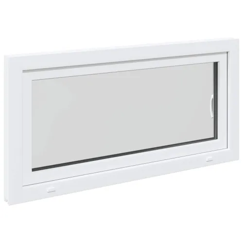 Unutarnja boja prozora u podrumu bijela RISOR 120 x 50 cm - Bijela 120 x 50 cm (Troslojni) Naginjanje i okretanje desno Cijena