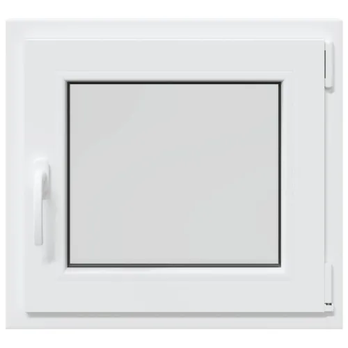 Unutarnja boja prozora u podrumu bijela RISOR 60 x 55 cm - Bijela 60 x 55 cm (Troslojni) Naginjanje i okretanje desno Cijena