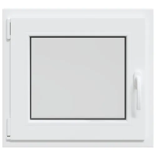 Unutarnja boja prozora u podrumu bijela RISOR 60 x 55 cm - Bijela 60 x 55 cm (Troslojni) Nagibanje i okretanje lijevo Cijena