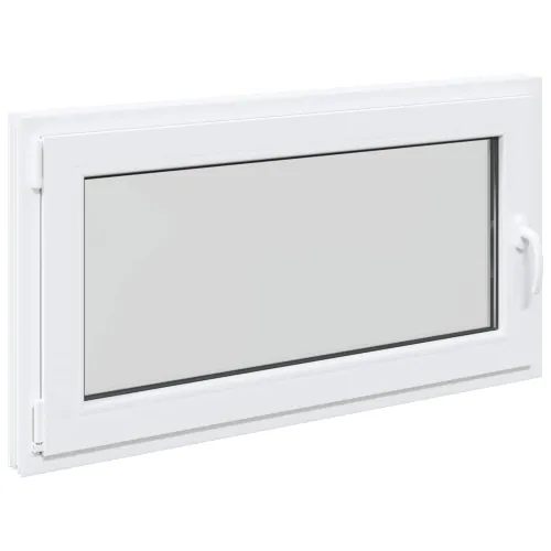 Unutarnja boja prozora u podrumu bijela RISOR 110 x 55 cm - Bijela 110 x 55 cm (Troslojni) Nagibanje i okretanje lijevo Cijena