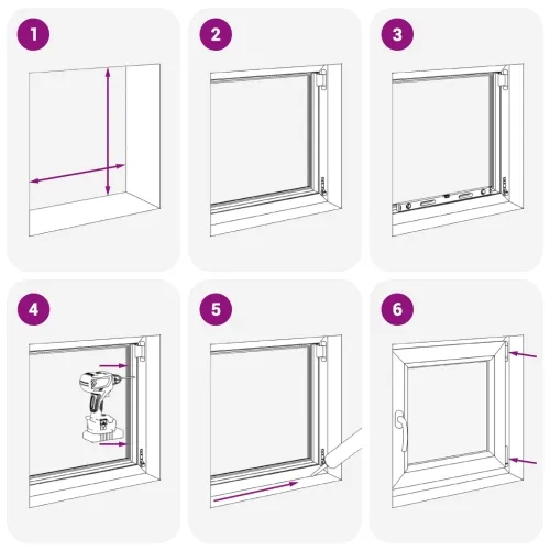 Unutarnja boja prozora u podrumu bijela RISOR 70 x 70 cm - Bijela 70 x 70 cm (Troslojni) Naginjanje i okretanje desno Cijena