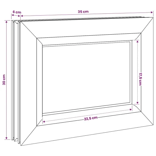 Unutarnja boja prozora podruma bijela RISOR 35 x 30 cm - 35 x 30 cm s trostrukim staklenjem Cijena