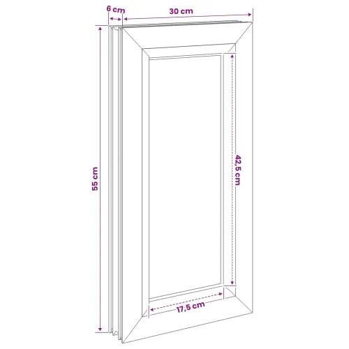 Unutarnja boja prozora podruma bijela RISOR 30 x 55 cm - 30 x 55 cm s trostrukim staklenjem Cijena