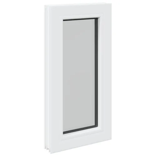 Unutarnja boja prozora podruma bijela RISOR 30 x 70 cm - 30 x 70 cm s trostrukim staklenjem Cijena