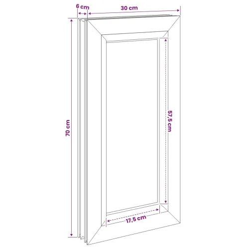 Unutarnja boja prozora podruma bijela RISOR 30 x 70 cm - 30 x 70 cm s trostrukim staklenjem Cijena