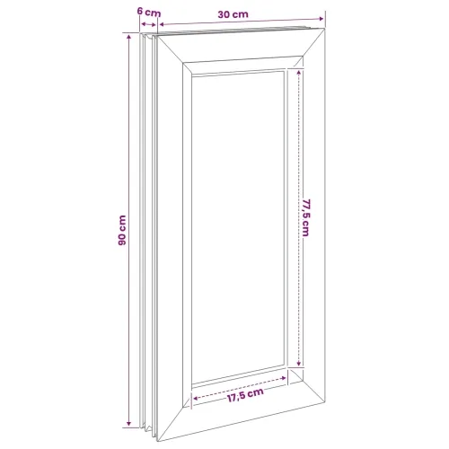 Unutarnja boja prozora podruma bijela RISOR 30 x 90 cm - 30 x 90 cm s trostrukim staklenjem Cijena