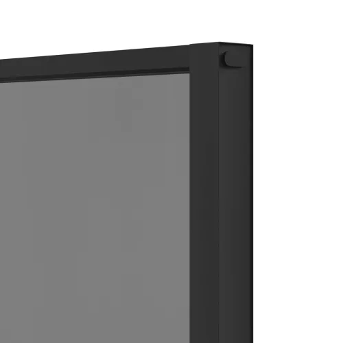 Unutarnja vrata 93 x 201,5 cm Kaljeno Staklo i Aluminij - Crna 93 x 201,5 cm 3 vodoravne šipke Cijena