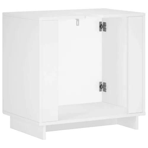 Kupaonski ormarić Bijela visokog sjaja 60 x 41 x 58 cm - Bijela visokog sjaja Cijena