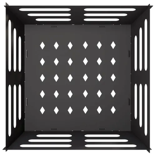 Kamin Crna 60 x 60 x 30 cm Čelik - Čelik 60 x 60 x 30 cm Cijena