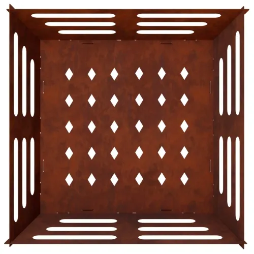 Kamin Rđa 60 x 60 x 30 cm Otporni čelik - Otporni čelik 60 x 60 x 30 cm Cijena