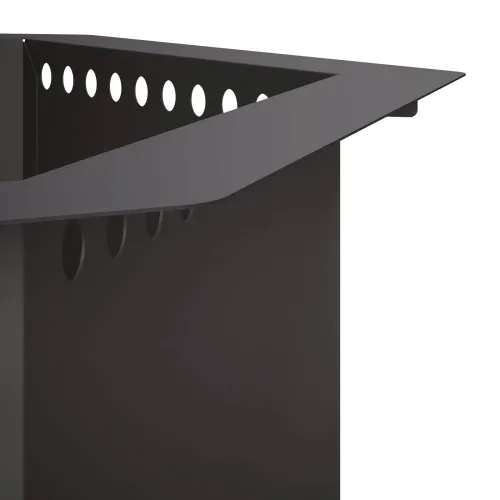 Prsten za vatru Crna 80 x 80 x 25 cm Čelik - Čelik 80 x 80 x 25 cm Cijena
