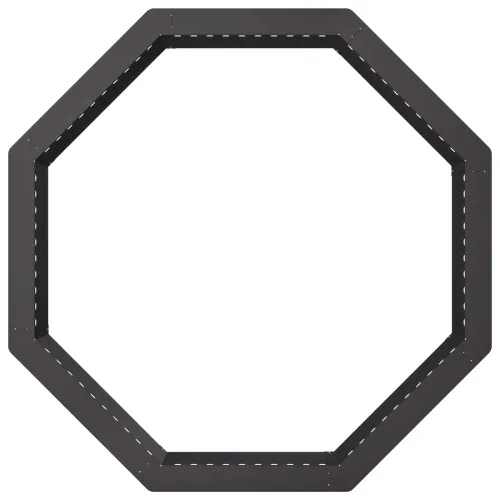 Prsten za vatru Crna 90 x 90 x 25 cm Čelik - Čelik 90 x 90 x 25 cm Cijena
