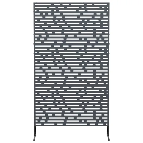Zaslon za privatnost 100 x 50 x 180 cm Čelik Antracit - Antracit Linearni uzorak Cijena
