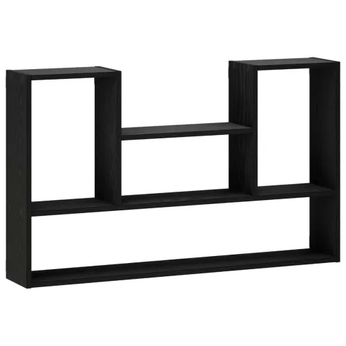 Zidna polica Crna 100 x 17 x 60 cm Konstruirano drvo - Crna Cijena