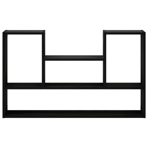 Zidna polica Crna 100 x 17 x 60 cm Konstruirano drvo - Crna Cijena
