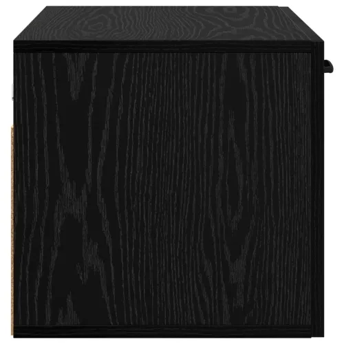 Ormar za Zid 60 x 36,5 x 35 cm Konstruirano drvo Crni hrast - Crni hrast Cijena