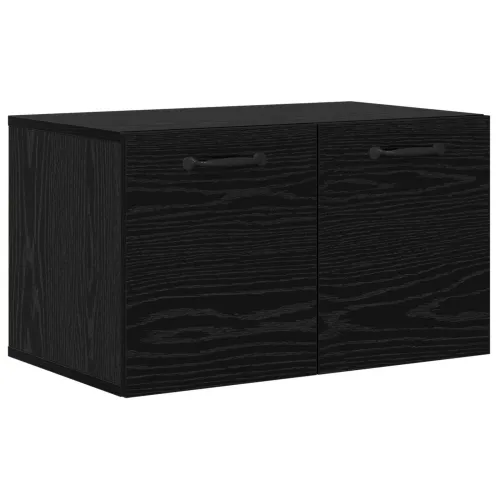 Ormar za Zid 60 x 36,5 x 35 cm Konstruirano drvo Crni hrast - Crni hrast Cijena