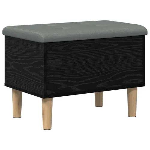 Klupa za odlaganje s jastučićem Crni hrast 62 x 42 x 46 cm - Crni hrast 62 x 42 x 46 cm Cijena