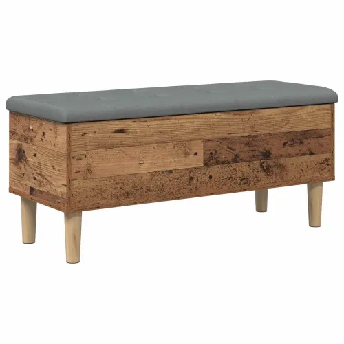 Klupa za odlaganje s jastučićem Staro drvo 102 x 42 x 46 cm - Staro drvo 102 x 42 x 46 cm Cijena