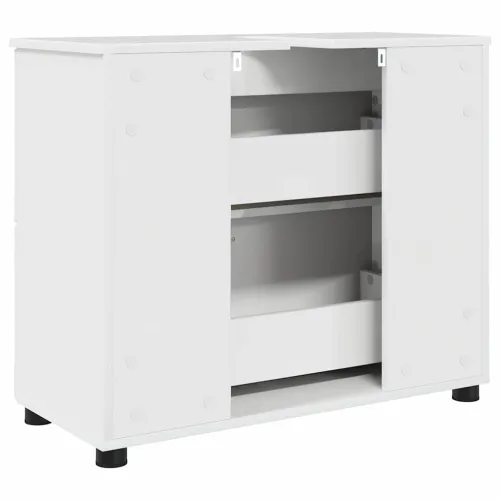 Kupaonski ormar s ladicama Visoki sjaj bijela 76,5 x 35 x 64 cm - Visoko sjajno bijela Cijena