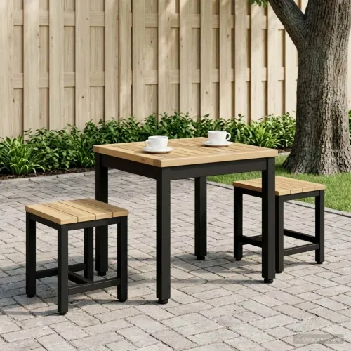 Stolić za kavu Bijela i crna 40 x 40,5 x 36 cm - 40 x 40,5 x 36 cm Bijela i crna Cijena