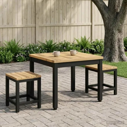 Stolić za kavu Bijela i crna 50 x 48,5 x 36 cm - 50 x 48,5 x 36 cm Bijela i crna Cijena