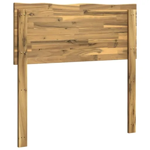 Uzglavlje s prirodnim rubom ROSTOCK Bjeljenje 80 cm - Bjeljenje 80 cm Cijena