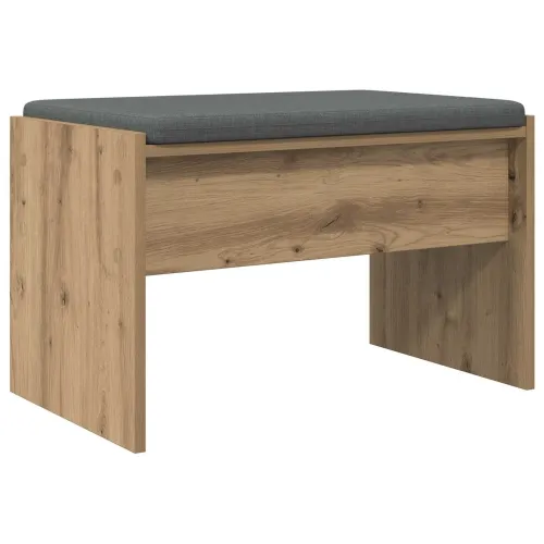 Klupa za cipele s jastučićem Hrast artisan 63 x 38 x 40 cm - 63 x 38 x 40 cm Cijena